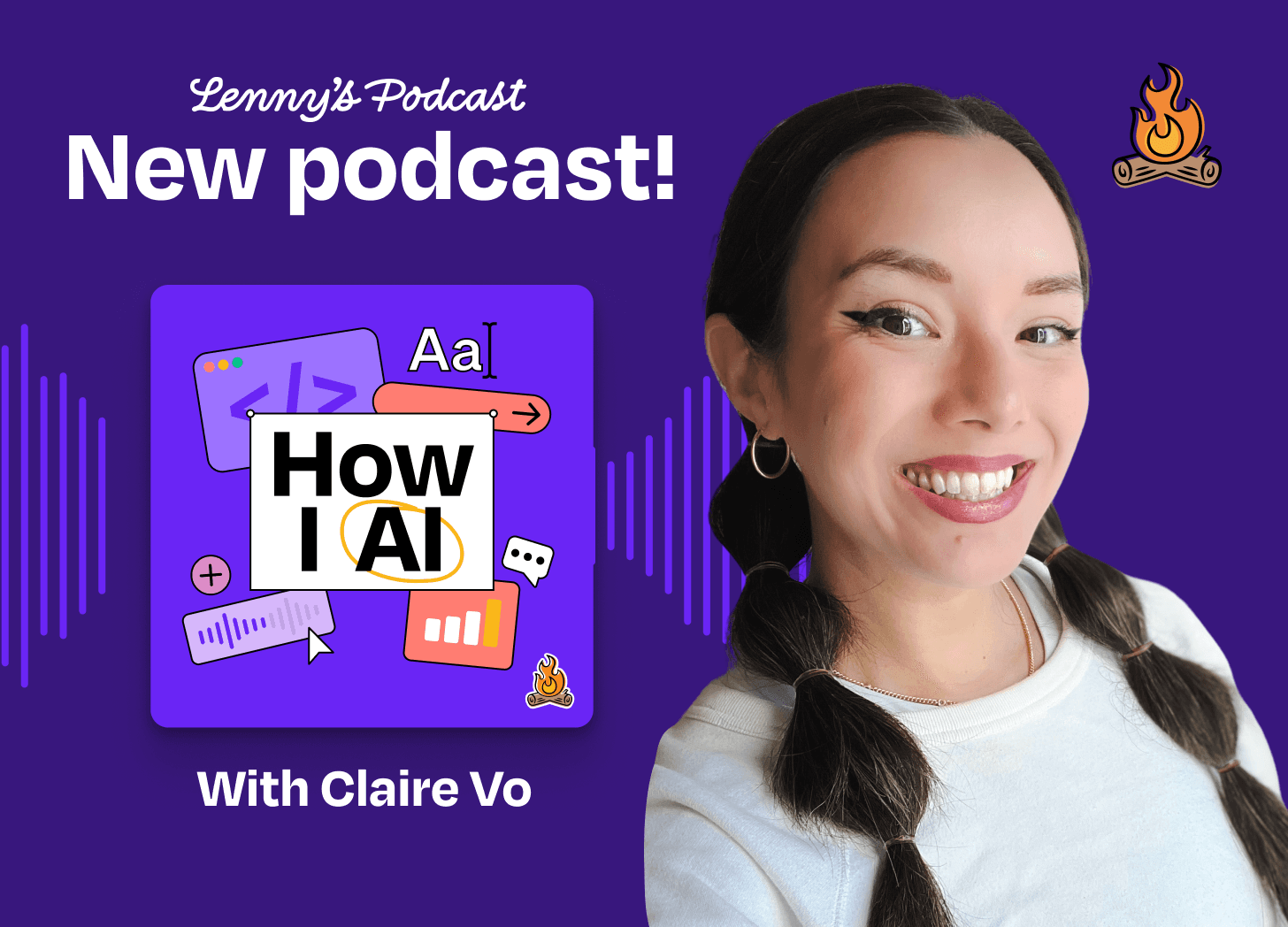 💕 BIG NEWS: Claire is the host of 'How I AI' on the Lenny's Podcast network 🎧