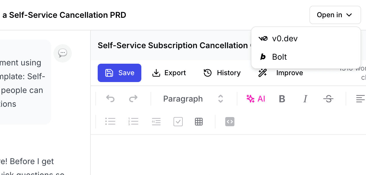 💕 What's New: export to ⚡ bolt, rename docs, and google drive integration that WORKS