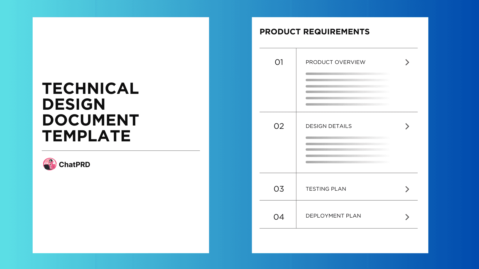 Technical Design Document Template template