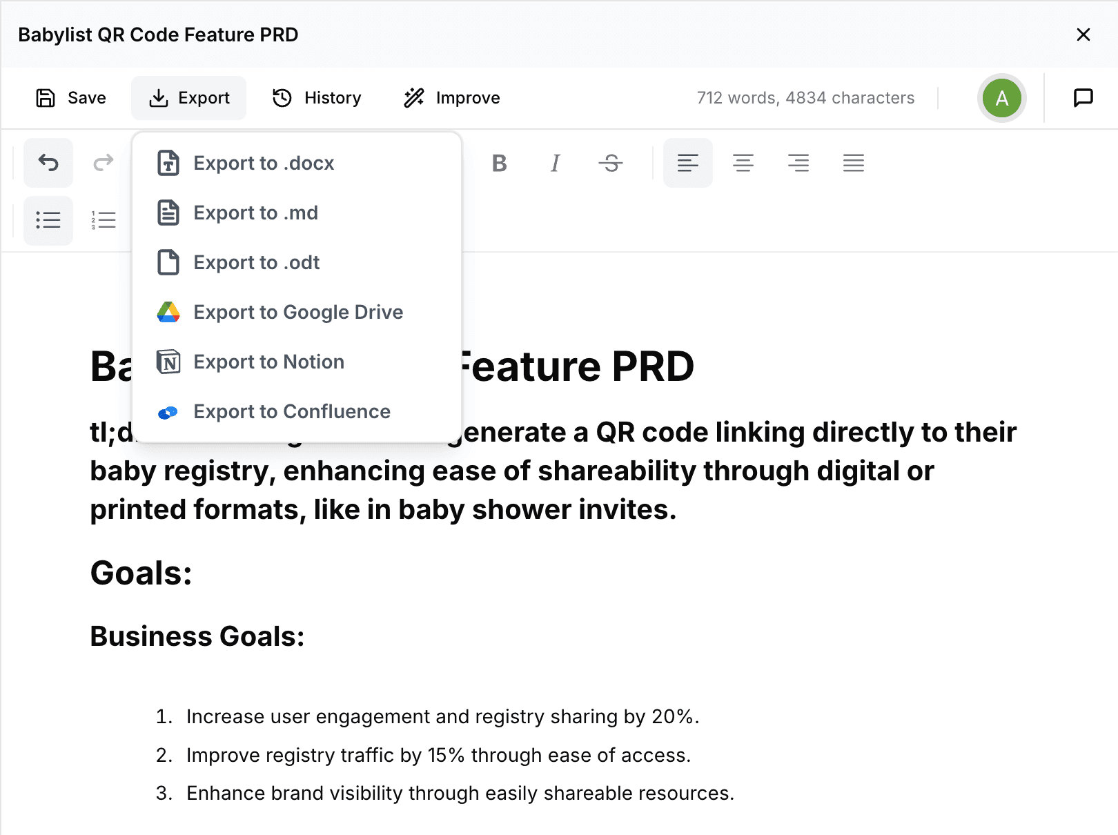 💕 What's New: Export to Confluence is LIVE! (plus some other little updates 😄)