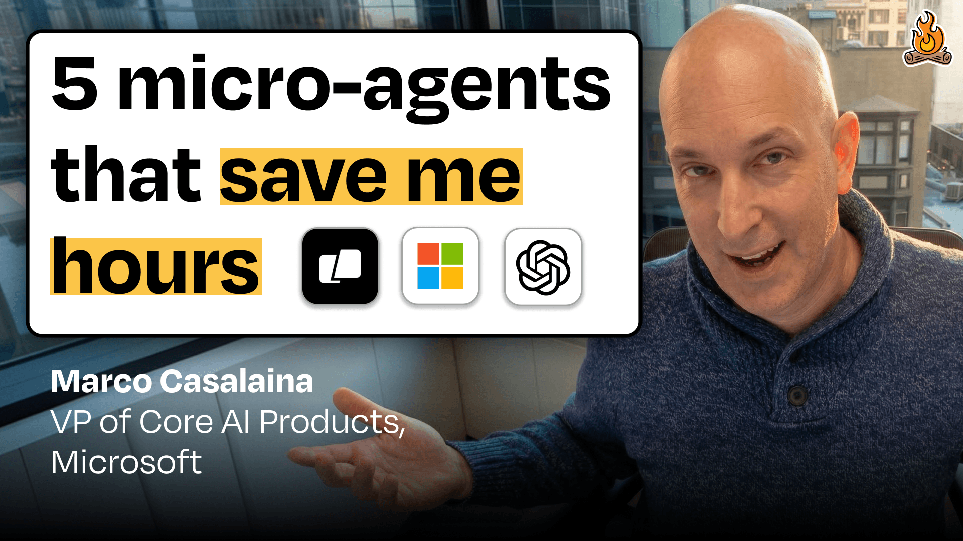How Microsoft's AI VP Automates Everything with 5 Micro-Agent Workflows